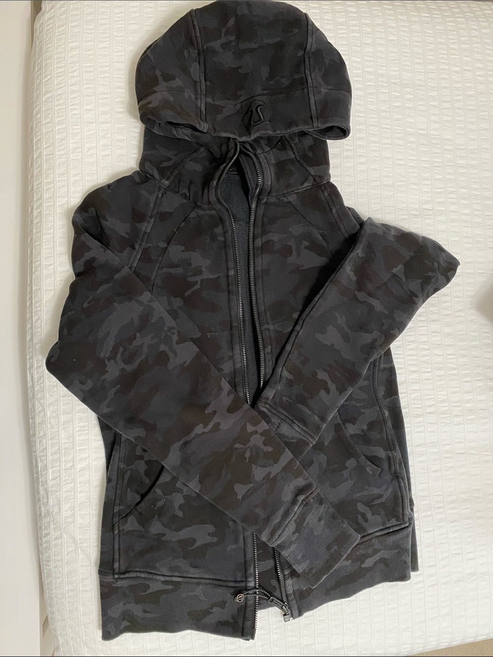 lululemon athletica Black/Camo Scuba Hoodie